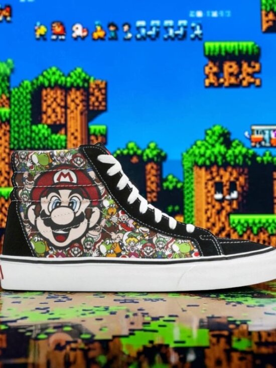 Vans SK8-Hi Reissue x Nintendo Mario & Luigi Mens Shoes Size 11 (NEW) Limited main image 6